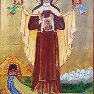 ICONO BIZANTINO DE SANTA TERESA DE LOS ANDES
Este icono fue pintado por la Hermanas Carmelitas del Carmelo de Harissa (L�bano), que tienen un taller de iconograf�a y que ya pintaron iconos de santos del Carmelo. Copiamos a continuaci�n el comentario teol�gico y art�stico que escribieron:

El icono de Teresita de Jes�s de los Andes quisiera revelar el secreto de su santidad que irradia en la Iglesia desde el instante en que entr� en el cielo.